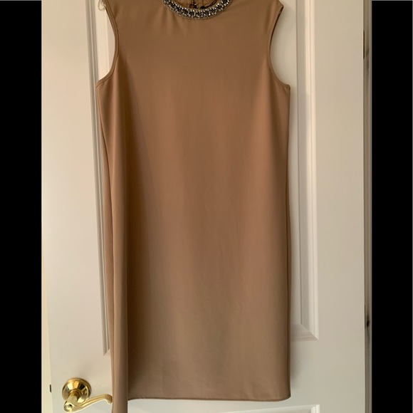 NWT MAGASCHONI Collection Jeweled Collar Dress - Picture 2 of 8